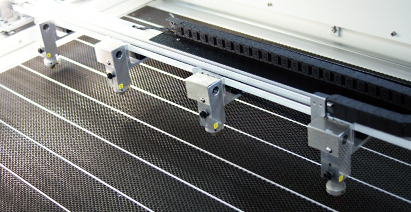 Laser cutting machine four head